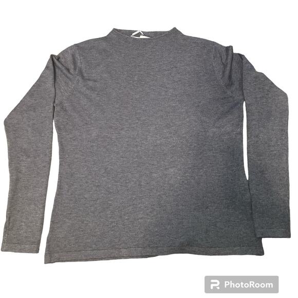 Vilci Milano Gray Mock Neck Sweater - Size Medium - NWT - Picture 2 of 6
